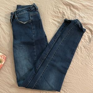 NVGTN Dark wash jeans. Never worn. Size XS.